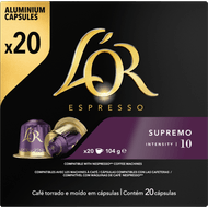 L'Or Koffiecups espresso supremo sterkte 10