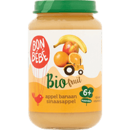 Bonbébé Fruithapje 6+ maanden appel-banaan-sinaasappel