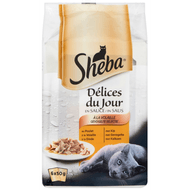 Sheba Délices du jour gevogelte in saus 6 stuks