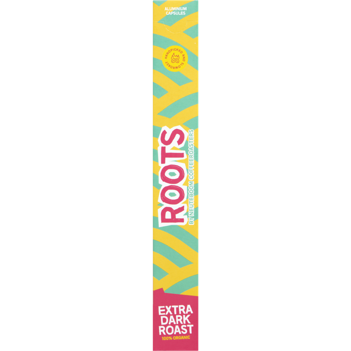 Roots Koffiecups extra dark roast bio