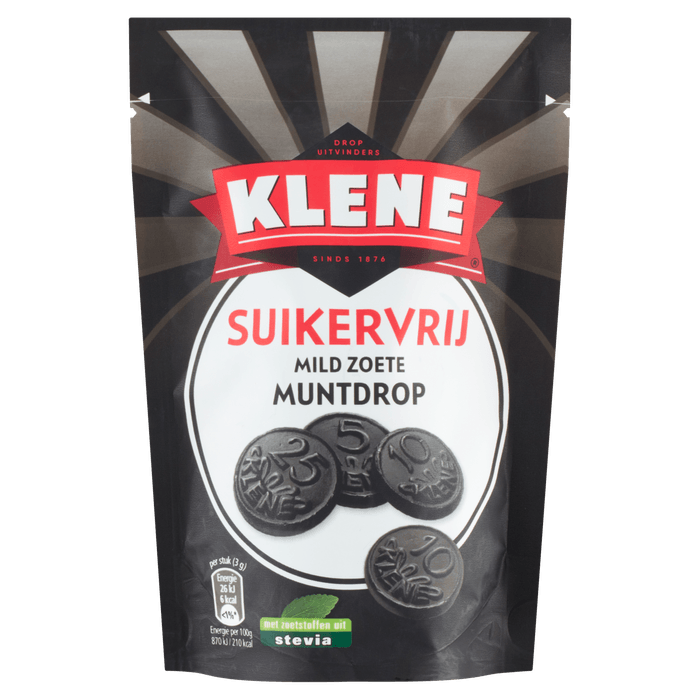 Klene Muntdrop Suikervrije Drop Zoet Zak