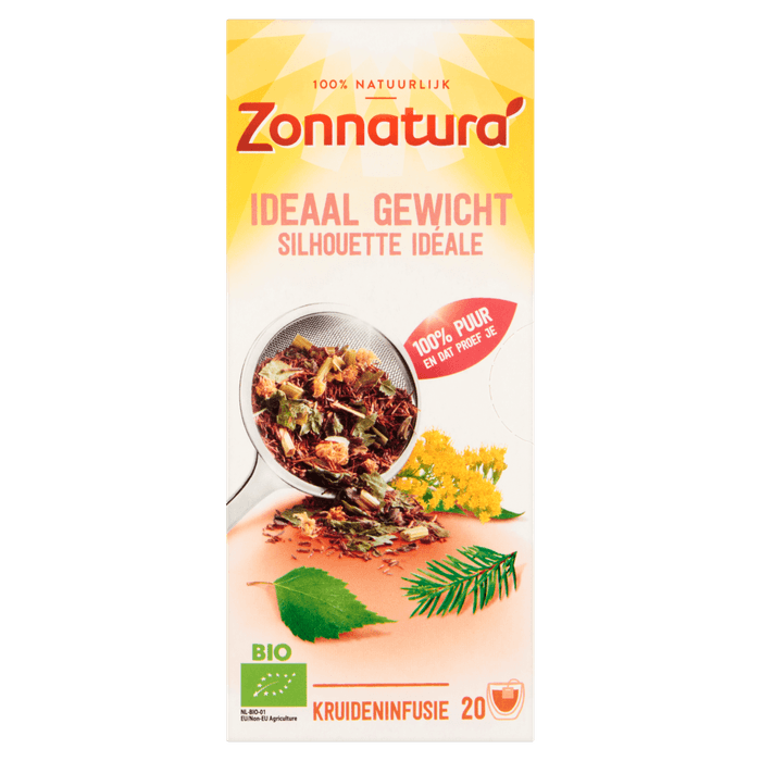 Zonnatura Kruidenthee ideaal gewicht kop 20 zakjes