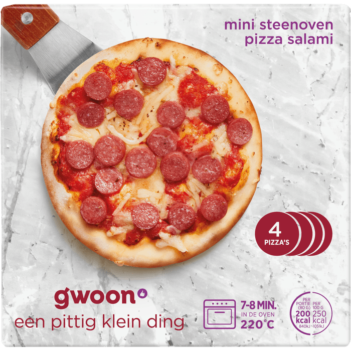 G'woon Mini pizza salami
