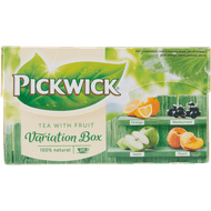 Pickwick Vruchtenthee fruitvariatie groen kop 20 zakjes