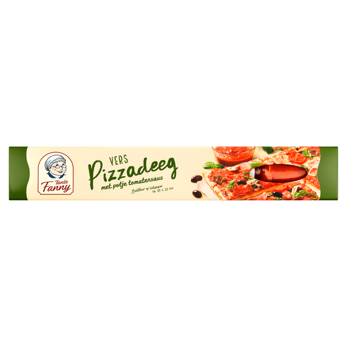 Tante Fanny Vers pizzadeeg met potje tomatensaus