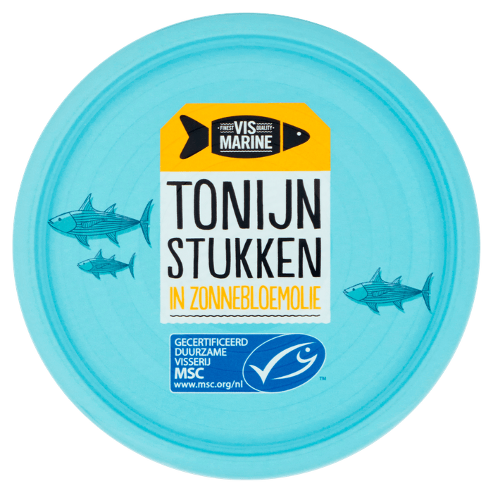 Vis Marine Tonijnstukken in zonnebloemolie