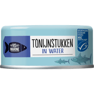Vis Marine Tonijnstukken in water