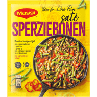 Maggi Dagschotel sperziebonen saté