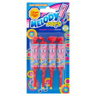 Chupa Chups Fluit lollies Melody Pops Aardbei Lollies Uitdeel SnoepPak 4 stuks