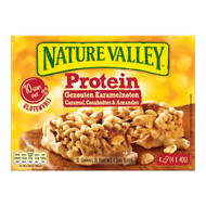 Nature Valley Protein gezouten karamelnoten 4 stuks