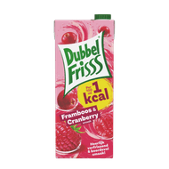 Dubbelfrisss Framboos-cranberry 1kcal