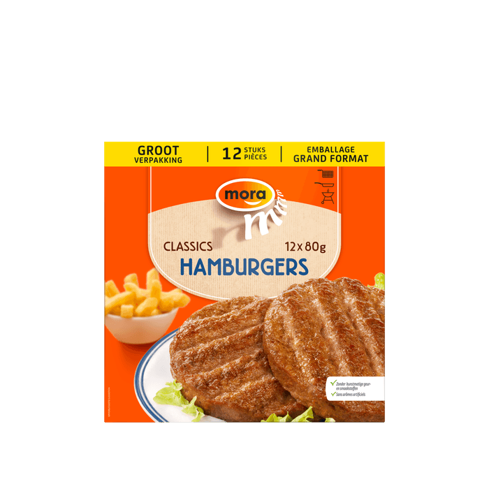 Mora Hamburger 12 stuks