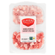 Slagerskwaliteit Dobblesteentjes spek gerookt