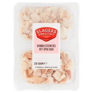 Slagerskwaliteit Dobbelsteentjes vetspek