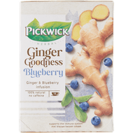 Pickwick Thee ginger goodness blueberry 15 zakjes