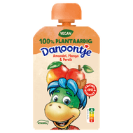 Danoontje Plantaardig Tussendoortje Knijpyoghurt Amandel, Mango & Perzik