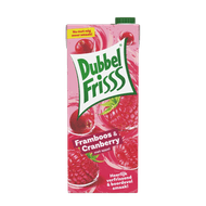Dubbelfrisss Framboos-cranberry