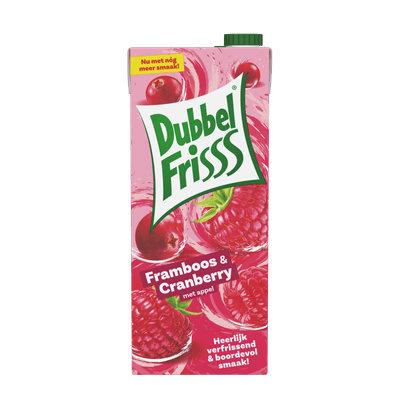 DubbelFrisss framboos cranberry
