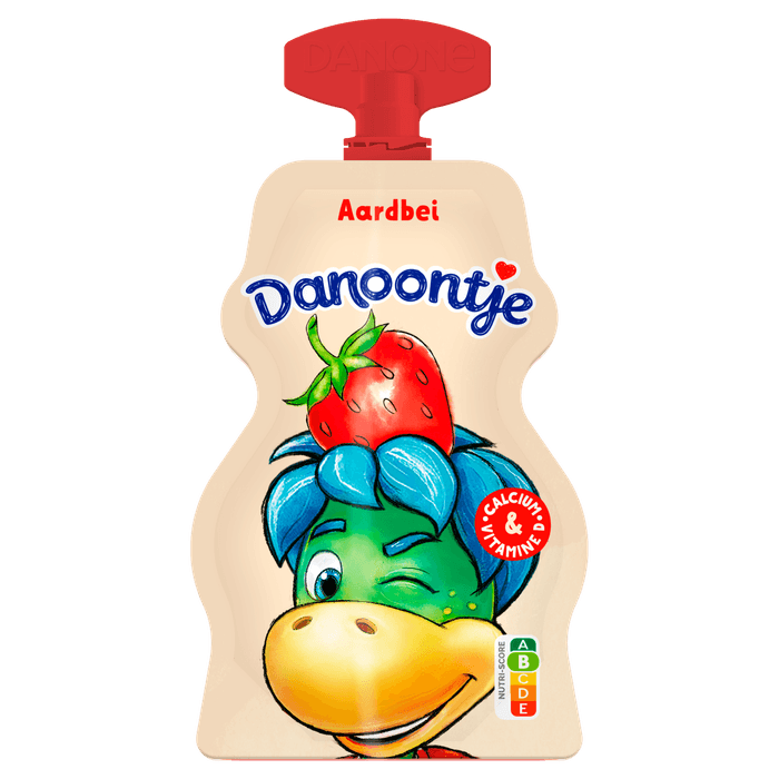 Danoontje Tussendoortje Knijpyoghurt Aardbei