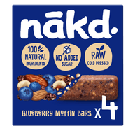 Nakd Blueberry muffin 4 stuks