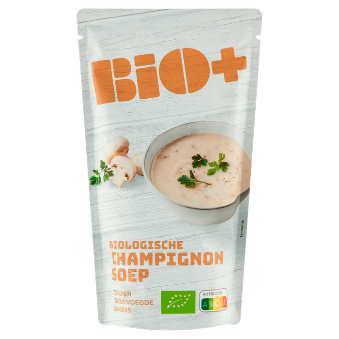 Bio+ Soep in zak champignon