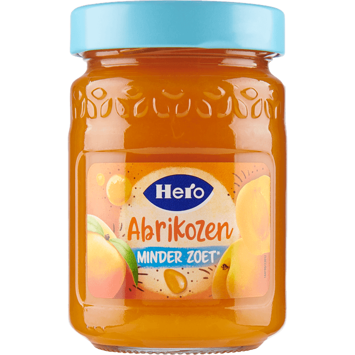 Hero Jam 40% minder zoet abrikozen