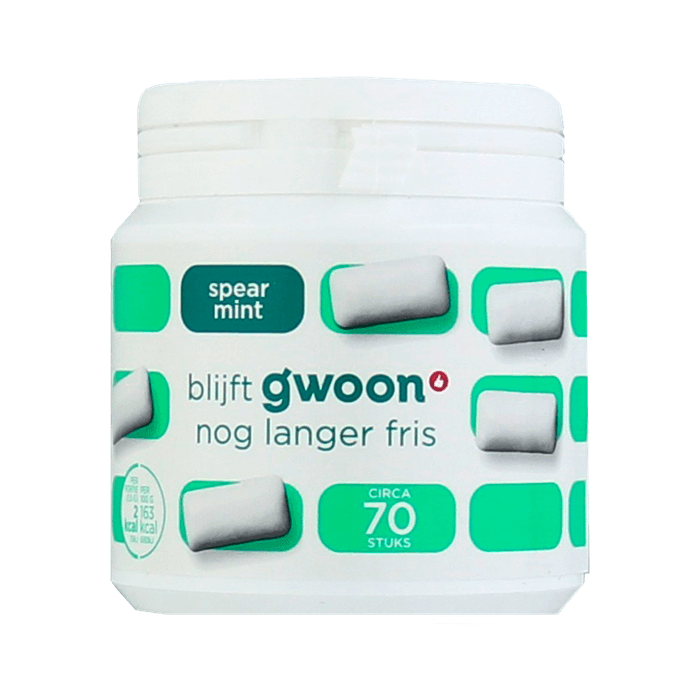 G'woon Kauwgom spearmint