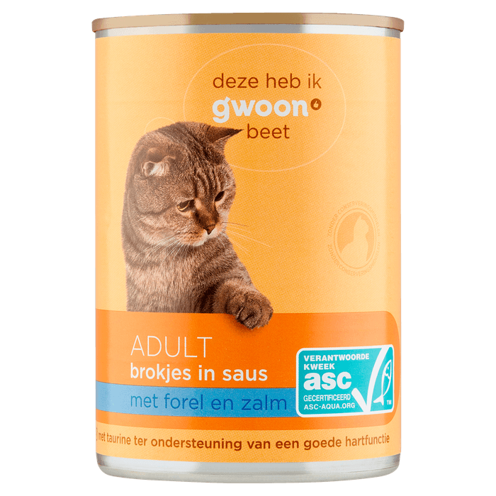 G'woon Kattenvoer adult forel-zalm