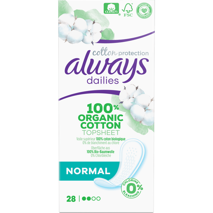 Always Inlegkruisjes cotton protection normaal