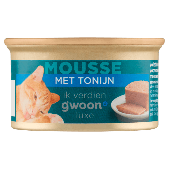 G'woon Kattenvoer mousse tonijn