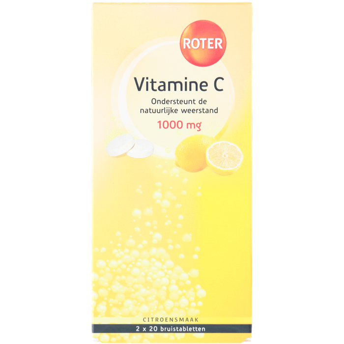 Roter Vitamine c bruistabletten duopak citroen