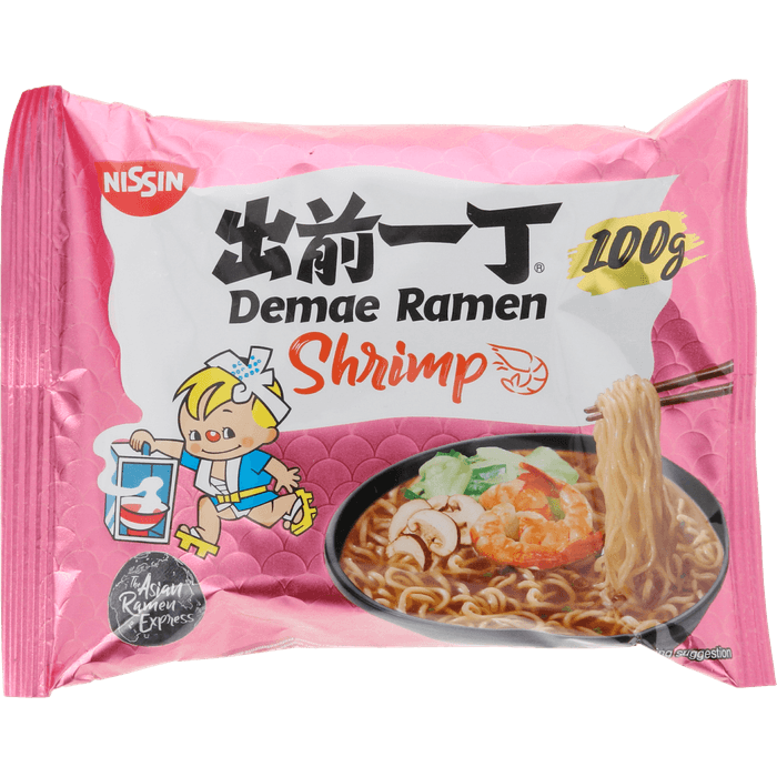 Nissin Demae ramen shrimp