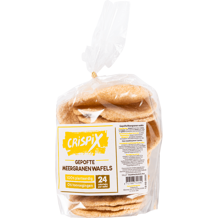 Crispix Gepofte meergranenwafel
