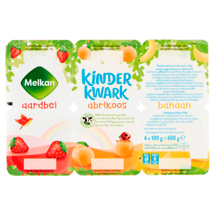 Melkan Toetiemonster kinderkwark