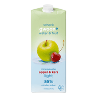 G'woon Mineraalwater appel en kers light