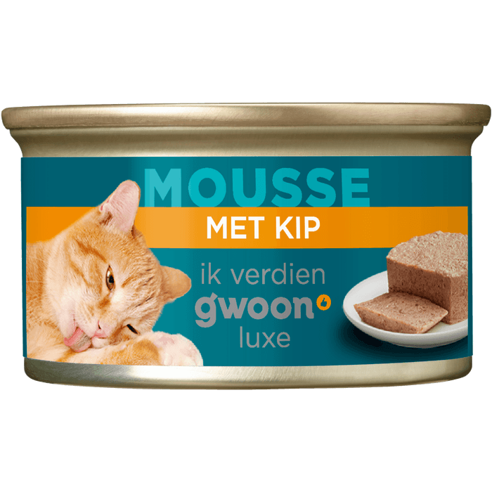 G'woon Kattenvoer mousse kip