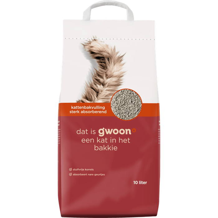 G'woon Kattenbakvulling absorberend stuifvrij
