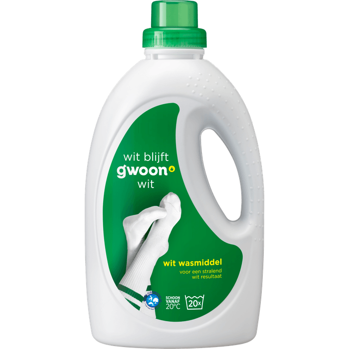 G'woon Vloeibaar wasmiddel wit 20 wasbeurten
