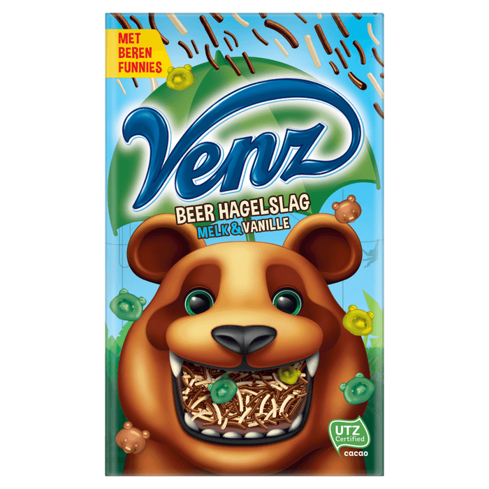 Venz Hagelslag beer melk/vanille