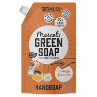 Green Soap Handzeep refill sinaasappel & jasmijn