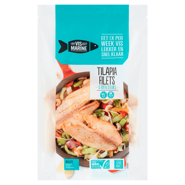 Vis Marine Tilapia filets 5-6 st