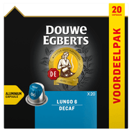 Douwe Egberts Koffiecups lungo decaf sterkte 6
