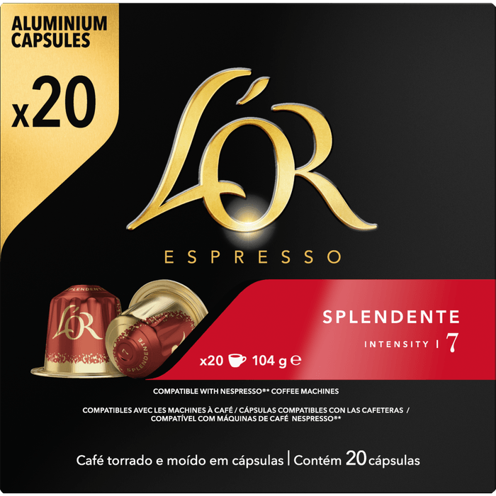 L'Or Koffiecups splendente