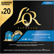 L'Or Koffiecups decaffeinato sterkte 6