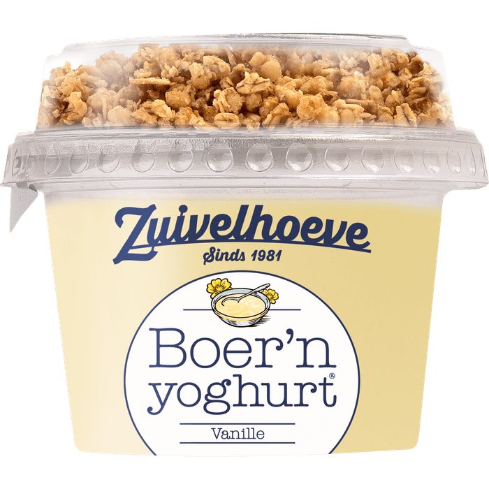 Zuivelhoeve Boern yoghurt muesli vanille