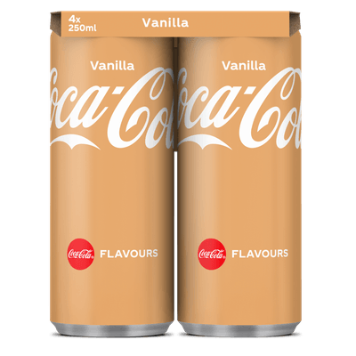 Coca-Cola Regular vanilla 4x25 cl