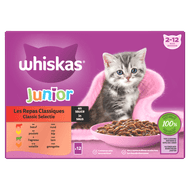 Whiskas Kattenvoer junior classic selectie 12st