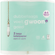 G'woon Toiletpapier 4 rollen 2-laags maxi rol