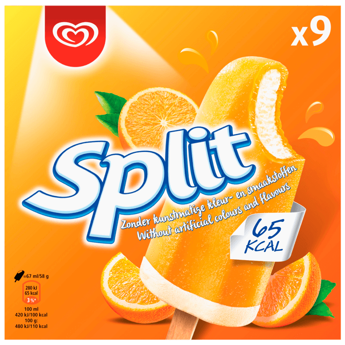 Ola Sinas split 9 stuks