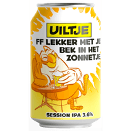 Uiltje Ff lekker met je bek in de zon